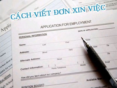 cach viet don xin viec